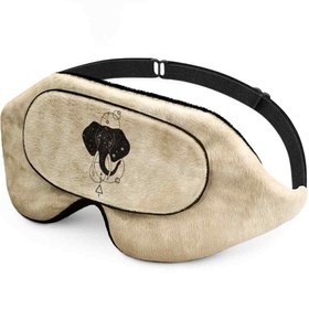 تصویر چشم بند خواب کورال طرح فیل هندسی مدل Coral E219 Kava Coral E219 Sleep Mask