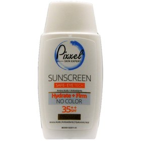 تصویر کرم ضد آفتاب دور چشم پیکسل بدون رنگ SPF35 حجم 50 میل Pixxle Sunscreen Cream Invisible For Eye Tech SPF35 50ml