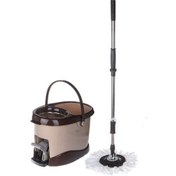 تصویر سطل و تی چرخشی پدال دار هوم کت 