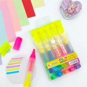 تصویر هایلایتر 2 سر بسته 5 عددی 