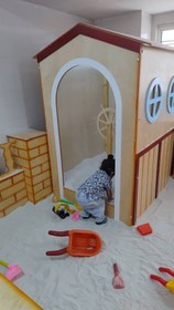 تصویر استخر شن ناخدا ام دی اف سایز 3 متر در 3 متر