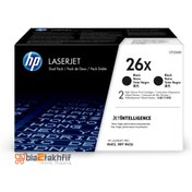 تصویر کارتریج تونر لیزری مشکی اچ پی مدل 26X HP 26x Black LaserJet Toner Cartridge