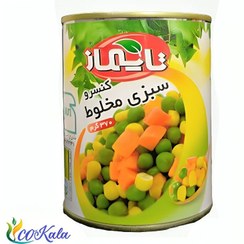 تصویر کنسرو سبزی مخلوط تایماز 