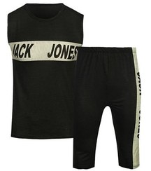 تصویر ست تاپ و شلوارک مردانه طرح Jack&Jones 