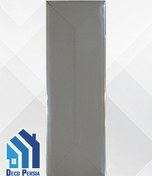 تصویر کاشی خاک‌سفید جگوار 30×10 کالکشن ملودی کوتینگ نقره ای براق 