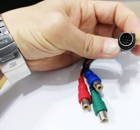 تصویر کابل تبدیل S-VIDEO به AV و S-VIDEO 4 pin 