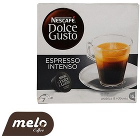 تصویر کپسول قهوه دولچه گوستو اسپرسو اینتنسو Espresso Intenso Nescafé Dolce Gusto Espresso Intenso