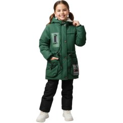 تصویر کاپشن دخترانه شیک خزدار سارگل 