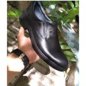تصویر کفش مردانه چرم طبیعی مدل بلتون با زیره پیو سبک وراحت سایز41فقط 