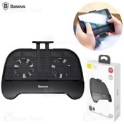 تصویر دسته بازی و هولدر فن دار بیسوس Baseus Hand Handle Cooling Gamepad ACSR-01 