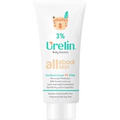 تصویر کرم اوره 3% اورلین 100 میلی لیتر Urelin 3% Urea Baby Emollient Cream 100ml