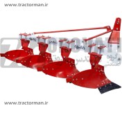 تصویر گاو آهن ۴ خیش قوطی 