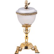 تصویر قندان استیل و برنج تیارا 