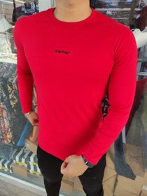 تصویر تیشرت آستین بلند قرمز اسپریت Spirit long sleeve t-shirt