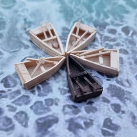 تصویر ماکت قایق چوبی 2cm 