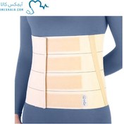 تصویر شکم بند پل دار 60420 طب و صنعت-Teb & sanat Adjustable Elastic Abdominal Binder 60420 Teb & sanat