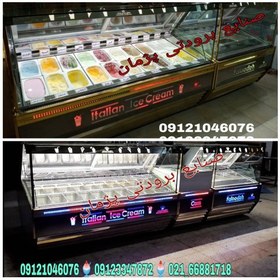 تصویر تاپینگ بستنی ویترین بستنی تاپینگ در تهران تاپینگ کوچک سازنده ت 