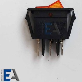 تصویر کلید ژاپنی 3 پایه 250 ولت 6 آمپر 