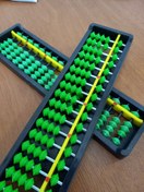 تصویر چرتکه دانش آموز میله استیل 