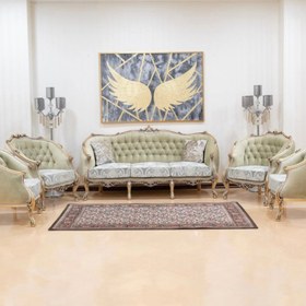 تصویر مبل کلاسیک زمرد comfortable sofa