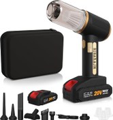 تصویر جاروبرقی چندکاره بی‌سیم مدل MAX 24V با مکش قوی و باتری 1200 میلی‌آمپری 