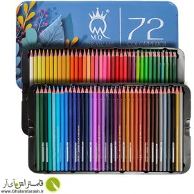 تصویر مداد رنگی 72 رنگ آرتیست جعبه فلزی مداد رنگی 72 رنگ آرتیست جعبه فلزی ام کیو MQ