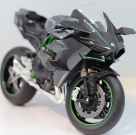 تصویر ماکت موتور کاوازاکی H2R فلزی مشکی 