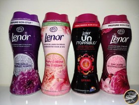 تصویر خوشبو کننده لباس لنور با رایحه بهاری وزن 224 گرمی Lenor clothes air freshener with spring scent weight 224gr