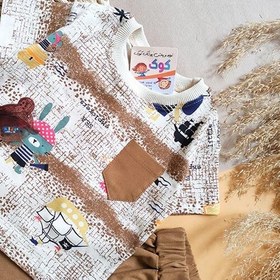 تصویر تیشرت شلوارک تمام چاپ 