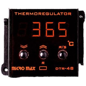 تصویر ترموستات دیجیتال 48×48 میکروپرسسوری میکرومکس الکتریک مدل PT-100 MICRO MAX Electronic Digital Temperature Controller