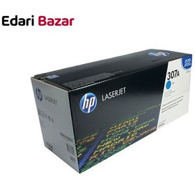 تصویر تونر لیزری اچ پی مدل 307 A CE741A 307A Cyan LaserJet Toner Cartridge