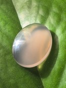 تصویر نگین عقیق یاسی سایز انگشتر Aqatebasali