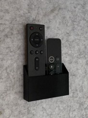 تصویر نگهدارنده دیواری کنترل مدرن slimline remote control holder 