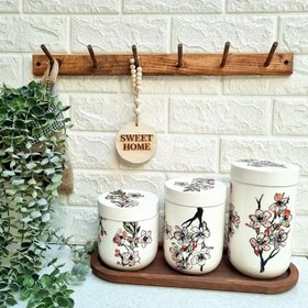 تصویر بانکه سرامیکی دستساز توانا ۳ عددی 