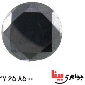 تصویر نگین انگشتر الماس سیاه شناسنامه دار _کد:۲۵۵۲ 