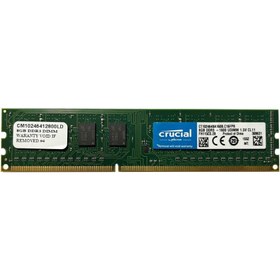 تصویر رم دسکتاپ DDR3 دوکاناله 1600 مگاهرتز CL11 کروشیال مدل C16FPR ظرفیت 8 گیگابایت 