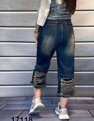 تصویر شلوار واید لگ دمپا ریش زنانه 