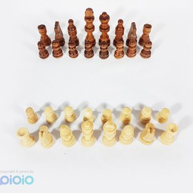 تصویر مهره شطرنج چوبی خارجی کوچک عمده و کارتنی 