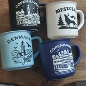 تصویر ماگ سرامیکی طرح کشور country mug