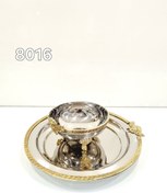 تصویر ست پیاله و پیش دستی ( دست 6 تایی ) ورساچه _ دو رنگ