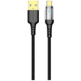 تصویر کابل یو اس بی به تایپ سی تاچ گرین Green usb-a to type-c touch cable 