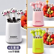 تصویر چنگال زیتون خوری عروسکی،چنگال زیتون خوری فانتزی،زیتون خوری 