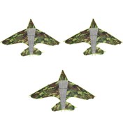 تصویر کایت طرح هواپیمای جنگی کد K101 سه عددی 