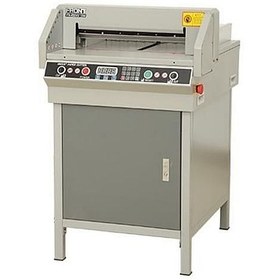 تصویر گیوتین برقی تمام اتوماتیک مدل 450vgs AX Fully automatic electric guillotine model 450vgs x