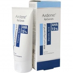 تصویر ژل لایه بردار 15 درصد مدل AHA حجم 45 میل آردن ریجنکس 15% AHA Exfoliating Gel, 45 ml, Ardene Regenex