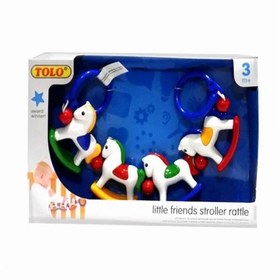 تصویر آویز کریر اسب تولو Tolo LITTLE FRIENDS STROLLER RATTLE