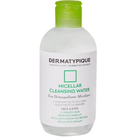 تصویر محلول پاک کننده آرایش پوست چرب درماتیپیک MICELLAR CLEANSING WATER DERMATYPIQUE 