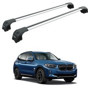 تصویر جعبه بار سقفی BMW 2020 2025 ROOF RACK CARRIER SPACER POST SPACEBAR PAW PRO 2 GREY auto paw 