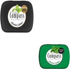 تصویر قرص خوشبو کننده دهان نعنا و نعنا تند کامپس - 28 گرم بسته 2 عددی 