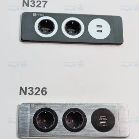 تصویر پریز برق روکار فانتونی مدل N32 connection panels